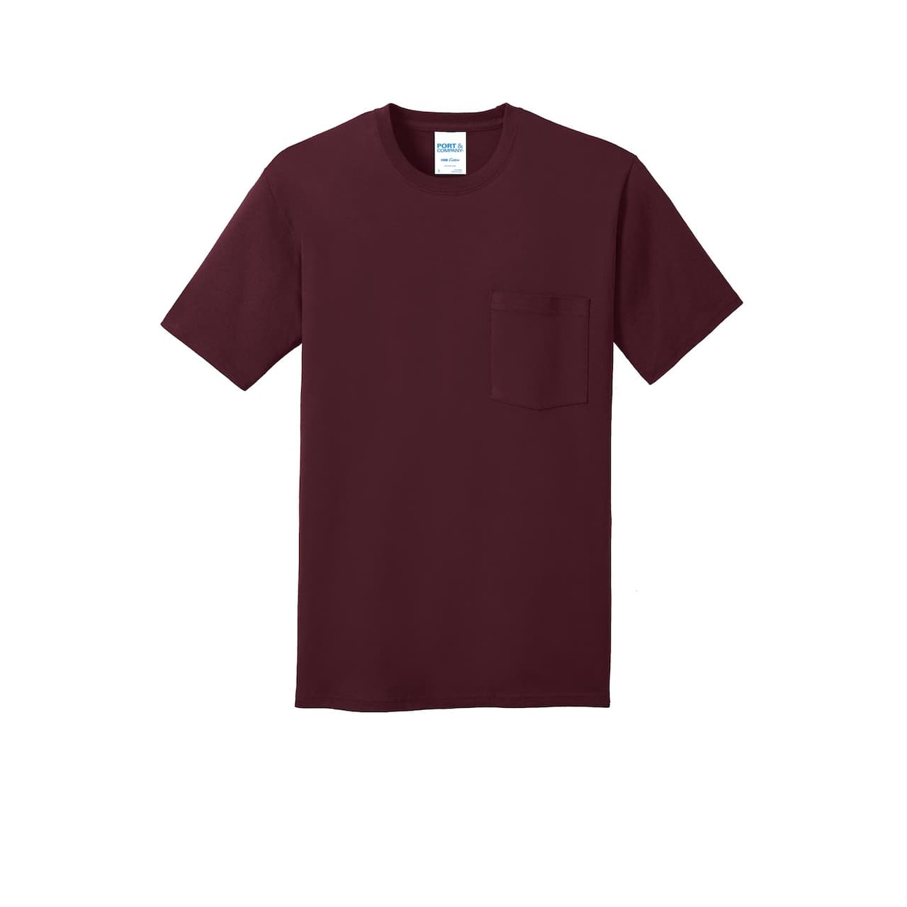 Port & Company® Core Cotton Pocket Adult T-Shirt